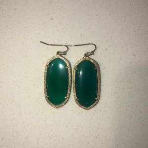 COPY - Emerald Green Kendra Scott earrings